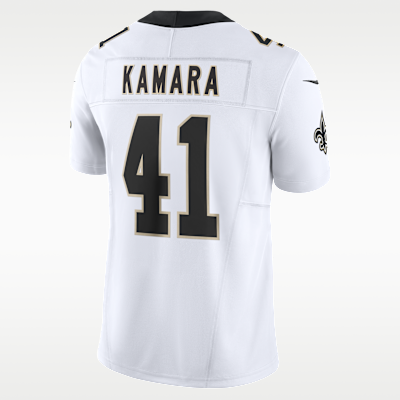 Jersey de fútbol americano Nike Dri-FIT de la NFL Limited para hombre Alvin Kamara New Orleans Saints