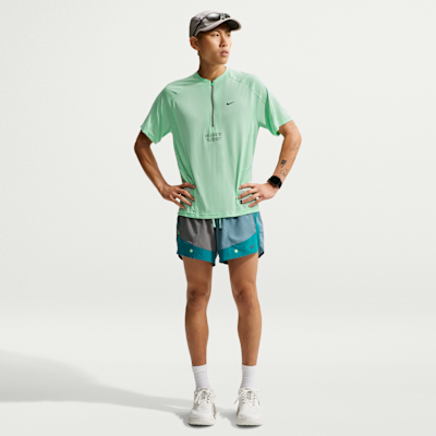 Nike Dri-FIT Kısa Kollu Erkek Koşu Üstü görsel 4
