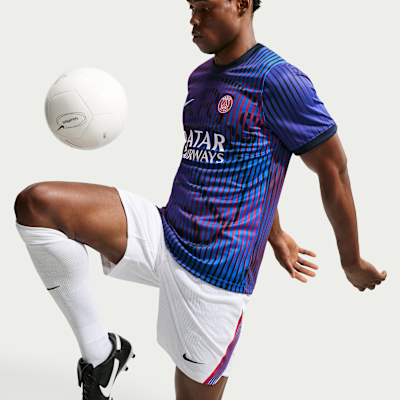 Nike Paris Saint-Germain Deplasman Nike Dri-FIT Maç Öncesi Erkek Futbol Üstü görsel 3