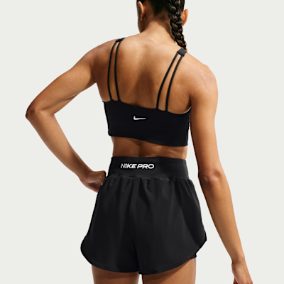 Nike Pro Sculpt Dri-FIT Yüksek Belli 2'si 1 Arada 8 cm Kadın Şortu görsel 3