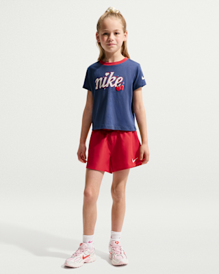 Детская футболка Nike Little Kids' Dri-FIT and Crossover Shorts Set
