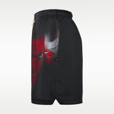 Nike Chicago Bulls Standard Issue Nike Fleece Erkek Basketbol Şortu görsel 3