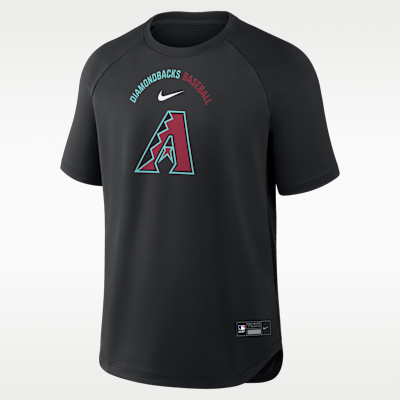 Playera Nike Dri-FIT de la MLB para hombre de Arizona Diamondbacks Authentic Collection Batting Practice Pregame