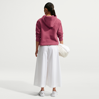 Nike Studio Fleece Orta Kalınlıkta Kapüşonlu Kadın Sweatshirt'ü görsel 5