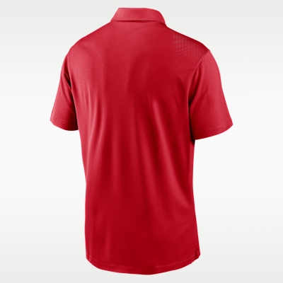 Polo Nike Dri-FIT de la MLB para hombre de los Cincinnati Reds Vapor Polo a rayas