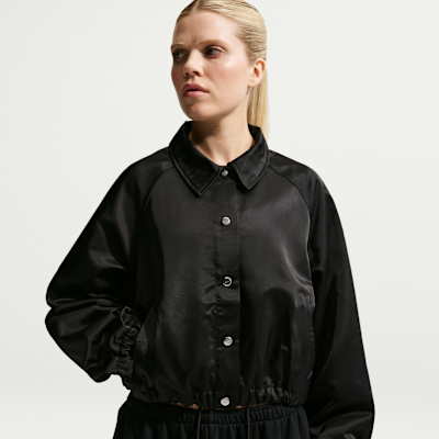 Женские куртки Nike Sportswear Women's Oversized Satin Coaches Jacket