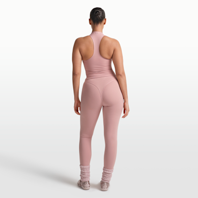 Camiseta de tirantes con espalda deportiva y cuello alto para mujer NikeSKIMS Matte