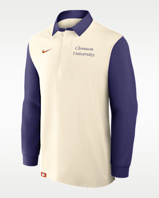 Мужские  Clemson Rugby Nike College Long-Sleeve Top