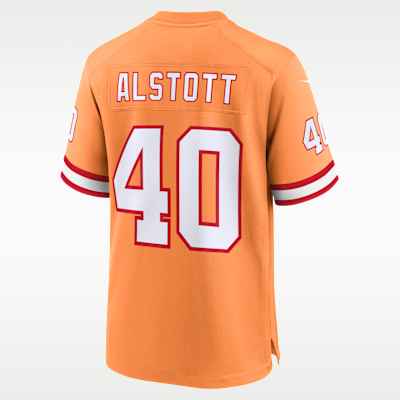 Mike Alstott Tampa Bay Buccaneers 50th Anniversary Men's Nike NFL Game Jersey