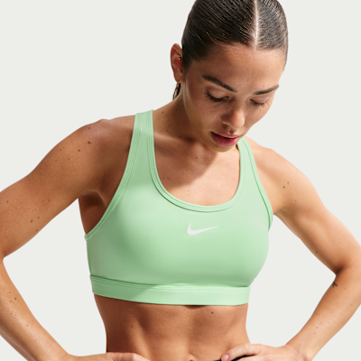 Nike Swoosh Orta Destekli Pedli Kadın Spor Sütyeni