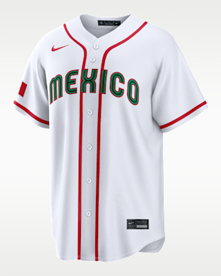 Мужские джерси Andrés Muñoz Mexico National Baseball Team 2026 World Baseball Classic Nike Stadium Jersey