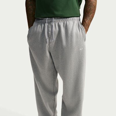 Nike Solo Swoosh Fleece Açık Paçalı Erkek Eşofman Altı görsel 8