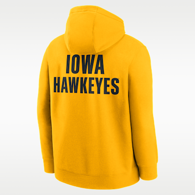 Iowa Club Basketball 2-Hit Men's Nike College Pullover Hoodie
