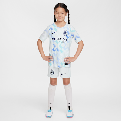 Εκτός έδρας ποδοσφαιρική φανέλα Ίντερ 2025/26 Nike Dri-FIT Replica Stadium για μεγάλα παιδιά
