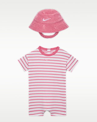 Детские шорты Nike Baby Short Sleeve Romper with Bucket Hat
