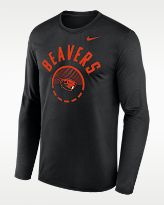 Мужская футболка Oregon State Basketball Shoot Around Legend Nike Dri-FIT College Long-Sleeve для баскетбола