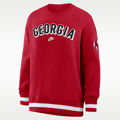 Georgia Legacy Phoenix Women's Nike College Oversized Pullover Crew