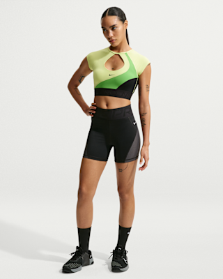 Женские шорты Nike Pro Sculpt Dri-FIT High-Waisted 5" Biker Shorts
