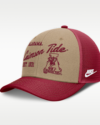 Женские  Alabama Legacy Rise Nike Dri-FIT College Trucker Adjustable Hat