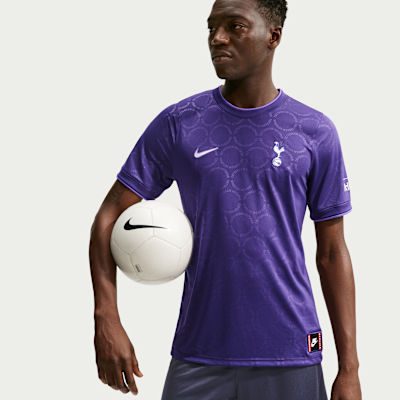 Nike Tottenham Hotspur Üçüncü Nike Dri-FIT Maç Öncesi Erkek Futbol Üstü görsel 3