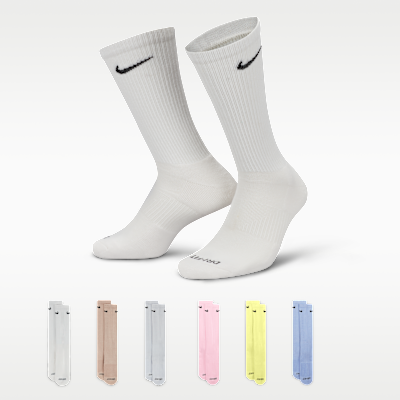 Calcetines largos de entrenamiento Nike Everyday Plus Cushioned (6 pares)