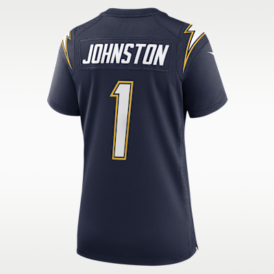 Jersey Nike de la NFL Game para mujer Quentin Johnston, Los Angeles Chargers