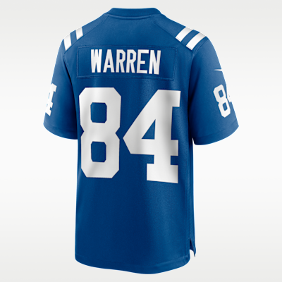 Tyler Warren Indianapolis Colts 2025 NFL Draft First Round Pick Men's Nike NFL Game Jersey