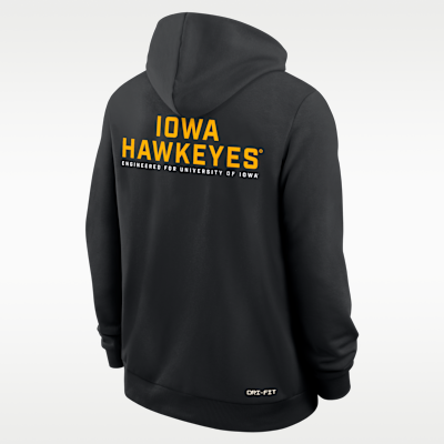 Iowa Sideline Men's Nike Dri-FIT College Full-Zip Hoodie