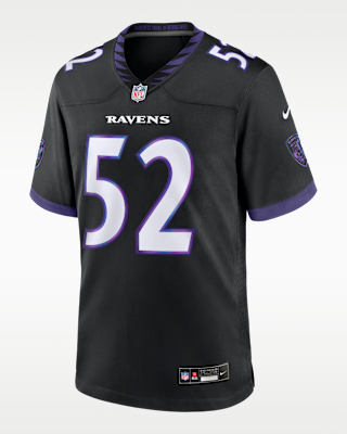 Мужские джерси Ray Lewis Baltimore Ravens Retired Nike NFL Game Jersey