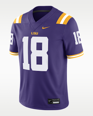 Мужские джерси Garrett Nussmeier LSU Men’s Nike Dri-FIT College NIL Game Jersey