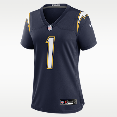 Jersey Nike de la NFL Game para mujer Quentin Johnston, Los Angeles Chargers