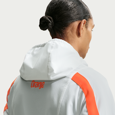 Nike Hollanda Energy Nike Dri-FIT Dokuma Erkek Futbol Ceketi görsel 2