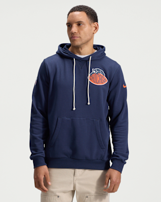 Мужское худи Chicago Bears Rivalries Collection Sideline Nike Dri-FIT NFL Pullover Hoodie