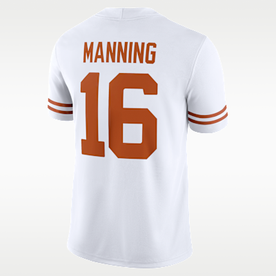Jersey universitario Nike Dri-FIT Game para hombre Arch Manning Texas