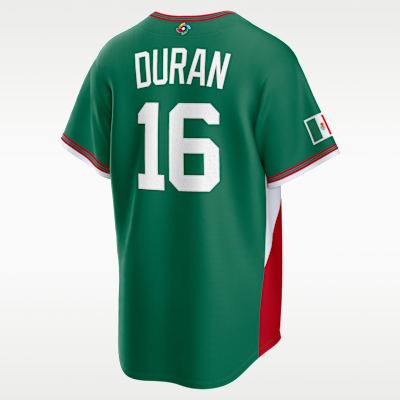 Jarren Duran Mexico National Baseball Team 2026 World Baseball Classic Men's Nike Stadium Jersey