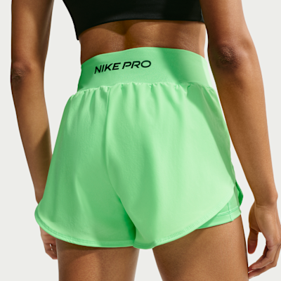 Nike Pro Sculpt Dri-FIT Yüksek Belli 2'si 1 Arada 8 cm Kadın Şortu görsel 3