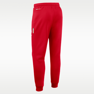 Pants Nike Dri-FIT de la NFL de pierna entallada para hombre Kansas City Chiefs Ground Game Sideline