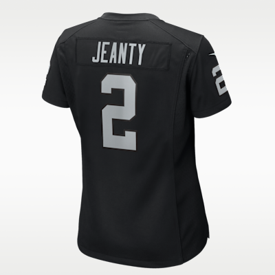 Jersey Nike de la NFL Game para mujer Ashton Jeanty Las Vegas Raiders 2025 NFL Draft First Round Pick