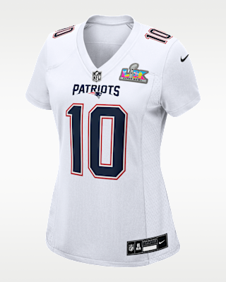 Женские джерси Drake Maye New England Patriots Super Bowl LX Nike NFL Game Fashion Jersey