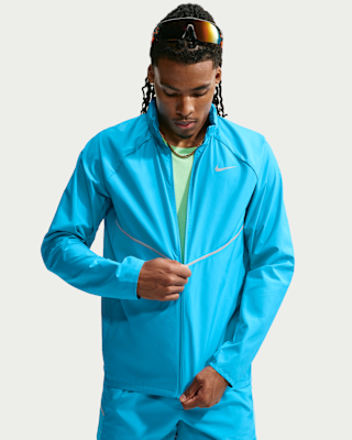 Nike Miler Men's Repel UV Protection Hooded Running Jacket