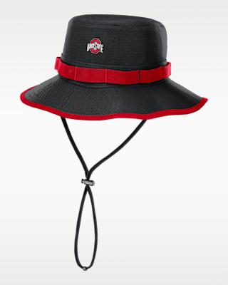 Мужские  Ohio State Sideline Apex Boonie Nike Dri-FIT College Bucket Hat