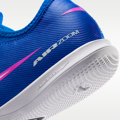 Tacos de fútbol para cancha cubierta de corte low para niños de preescolar y grandes Nike Jr. Mercurial Vapor 16 Academy