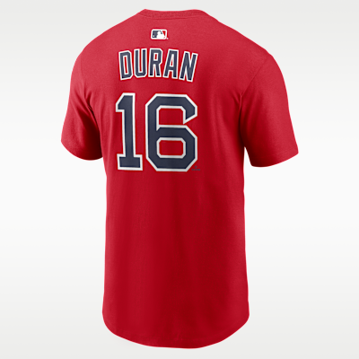 Playera Nike de la MLB para hombre Jarren Duran Boston Red Sox