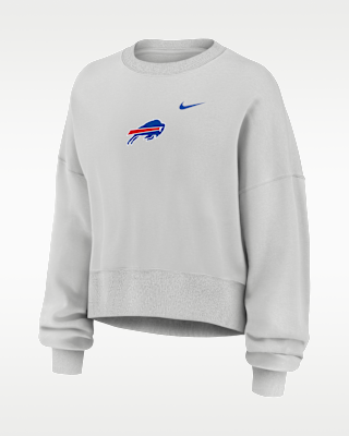 Женские  Buffalo Bills Primetime Phoenix Nike NFL Oversized Pullover Crew