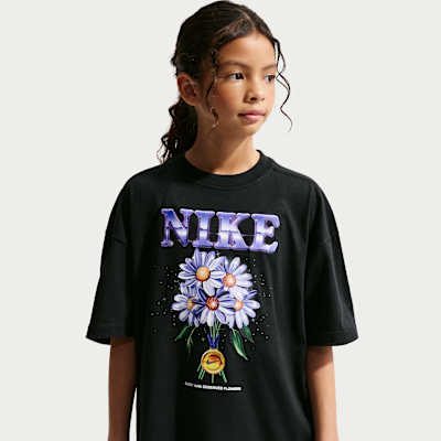 Детские футболки Nike Sportswear Big Kids' (Girls') Oversized T-Shirt