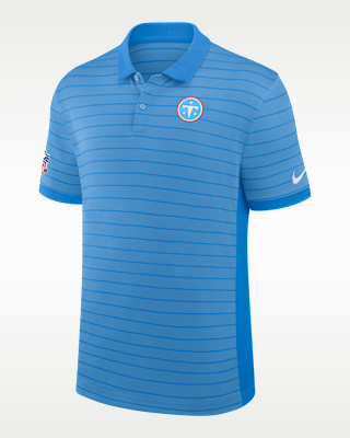 Мужские  Tennessee Titans Sideline Victory Stripe Nike Dri-FIT NFL Polo