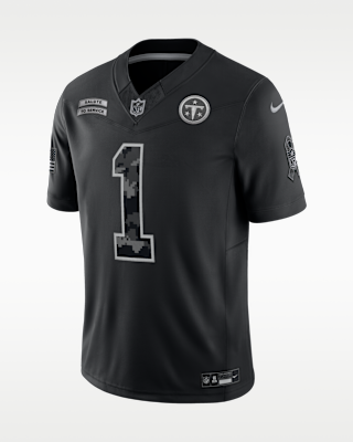 Мужские джерси Cameron Ward Tennessee Titans Salute to Service Nike Dri-FIT NFL Limited Jersey