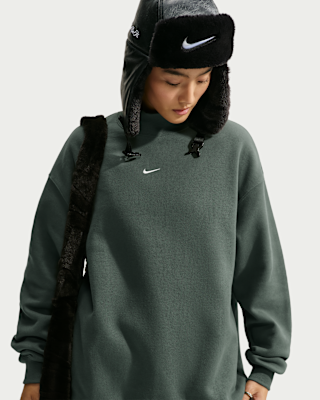 Женский свитшот Nike Studio Fleece Medium Weight Oversized Mock-Neck
