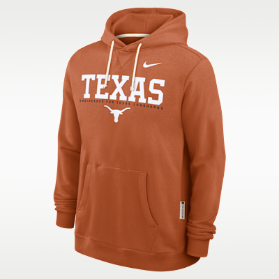 Sudadera con gorro sin cierre universitaria Nike Dri-FIT para hombre Texas Sideline