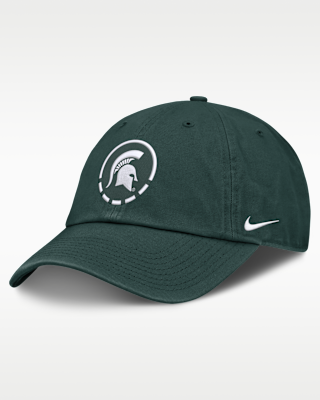 Мужские Michigan State Natural Club Nike College Adjustable Hat